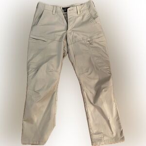 511 Tactical Pants Size 34 x 30 Long Tan Rip Stop Cargo Utility Pants